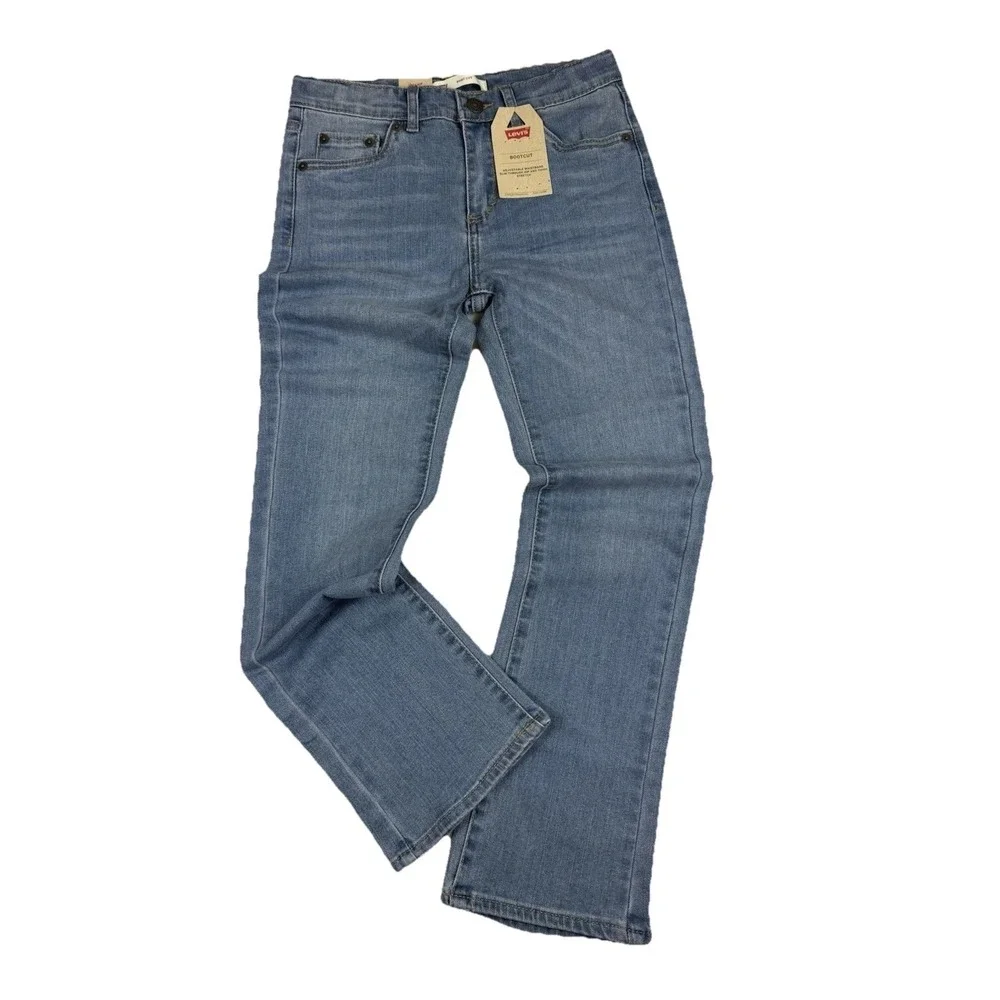 Girls Levi's Bootcut‎ Jeans Sz 10 Regular Fit Stretch Denim Blue – New With Tags